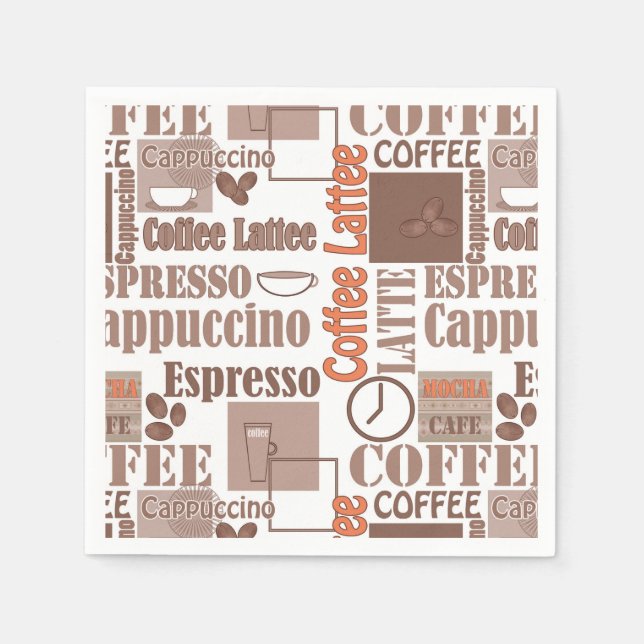 Serviette En Papier Café favori (Devant)