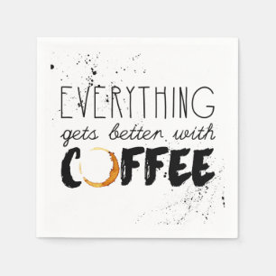Serviette En Papier Café papier à thème Napkin