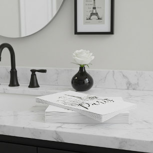 Serviette En Papier Café Paris