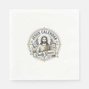Serviette En Papier Calendrier de Jésus Grâce quotidienne Calendrier d
