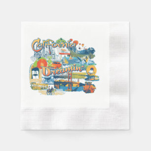 Serviette En Papier California Dreaming