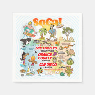 Serviette En Papier Californie du Sud