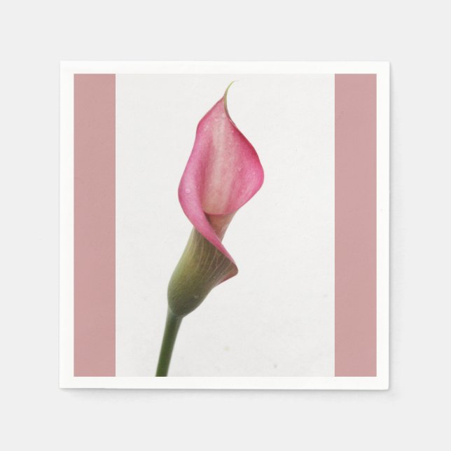 Serviette En Papier Calla Lily (Devant)