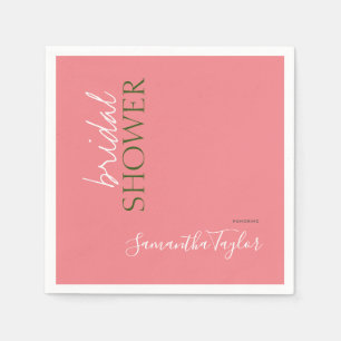 Serviette En Papier Calligraphie chic Fête des mariées minimaliste