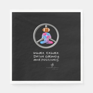 Serviette En Papier Calme Voiture Ride Home Neon Red/Blue Football