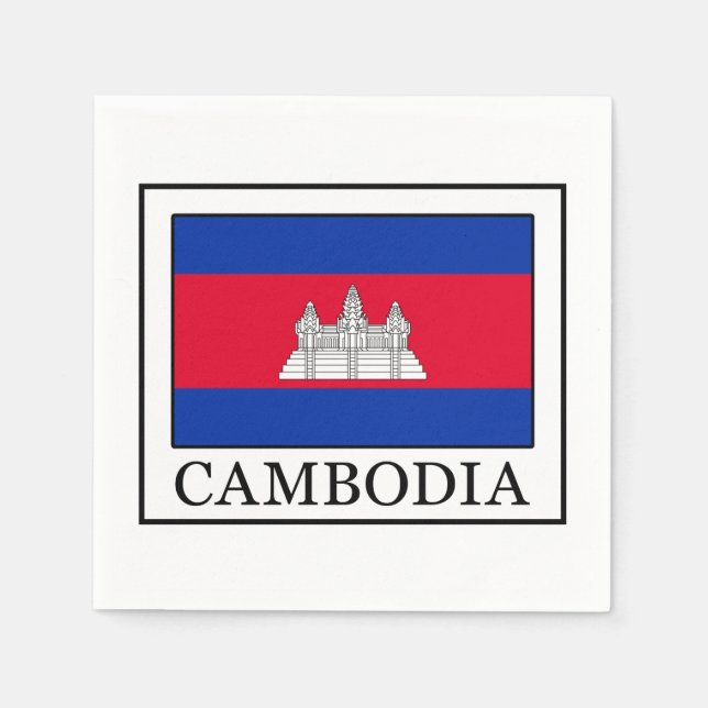 Serviette En Papier Cambodge (Devant)