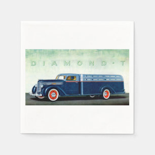 Serviette En Papier Camion 1937 de bleu du diamant T