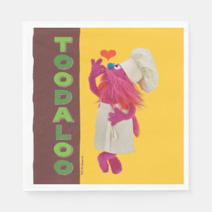 Serviette En Papier Camion fourré de Cookie Monster Toodaloo