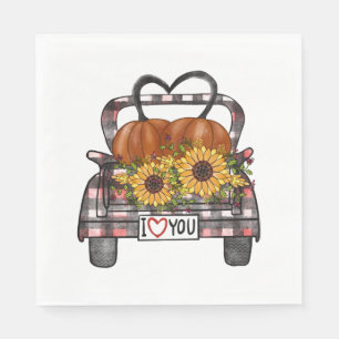 Serviette En Papier Camion Halloween