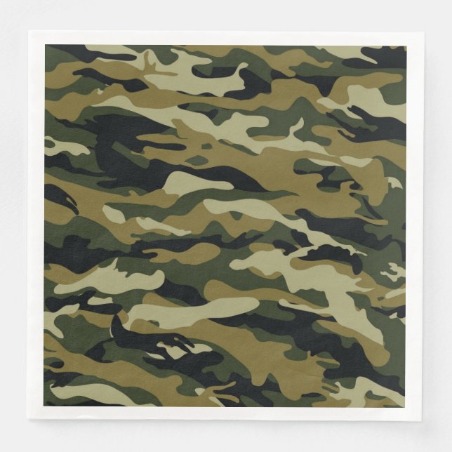 Serviette En Papier Camo (Devant)