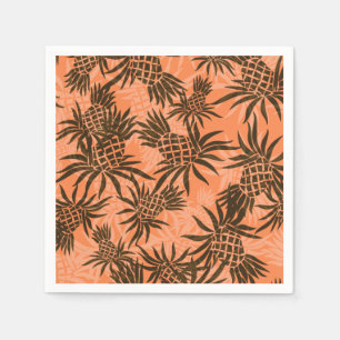 Serviette En Papier Camo d'ananas Hawaiian Tropical