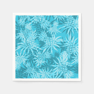 Serviette En Papier Camo d'ananas Hawaiian Tropical