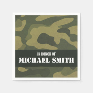 Serviette En Papier Camouflage