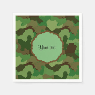 Serviette En Papier Camouflage