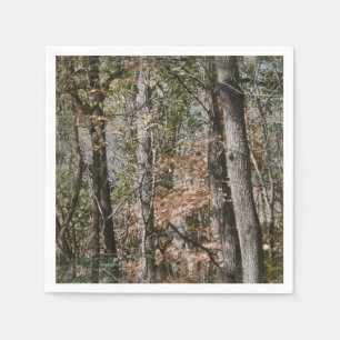 Serviette En Papier Camouflage Camouflage d'arbre forestier Nature Cha