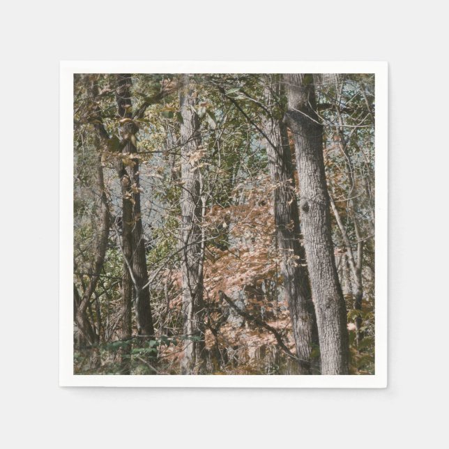 Serviette En Papier Camouflage Camouflage d'arbre forestier Nature Cha (Devant)
