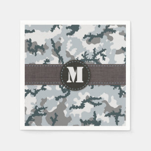 Serviette En Papier Camouflage urbain