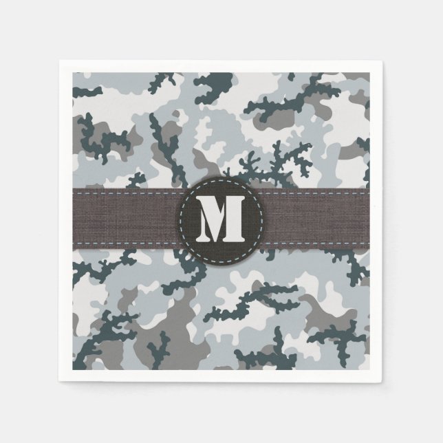 Serviette En Papier Camouflage urbain (Devant)