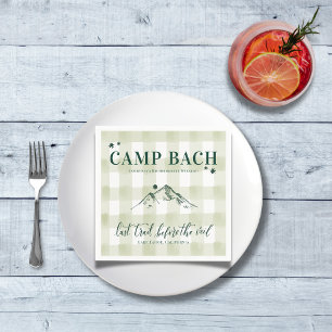 Serviette En Papier CAMP BACH-Dernier trail to Veil Cocktail Napkins