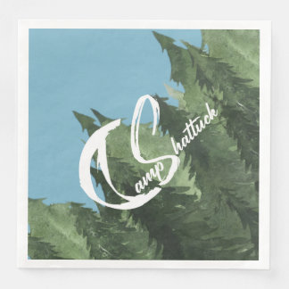 Serviette En Papier Camp Shattuck - Papier Napkins