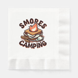 Serviette En Papier campement s'mores