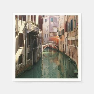 Serviette En Papier Canal de Venise
