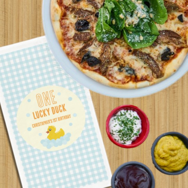 Serviette En Papier Canard 1er Anniversaire (Créateur téléchargé)