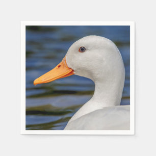 Serviette En Papier Canard blanc