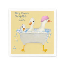 Canards aquarelles fantaisistes dans la baignoire