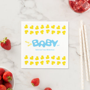 Serviette En Papier Canards en caoutchouc Canard canard baby shower bé