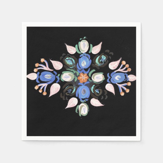 SERVIETTE EN PAPIER CANAUX (Devant)