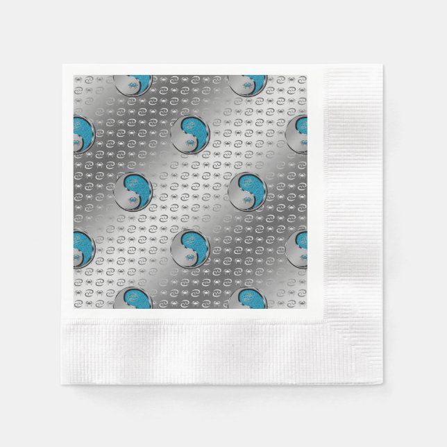 Serviette En Papier Cancer du crabe (Devant)