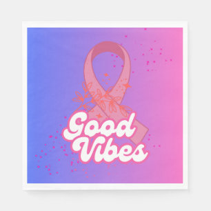 Serviette En Papier Cancer du sein de Good Vibes