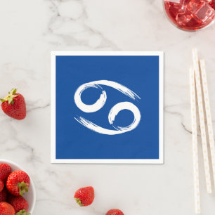 Serviette En Papier CANCER Signe Zodiaque Été Juin Juillet Astrologie 