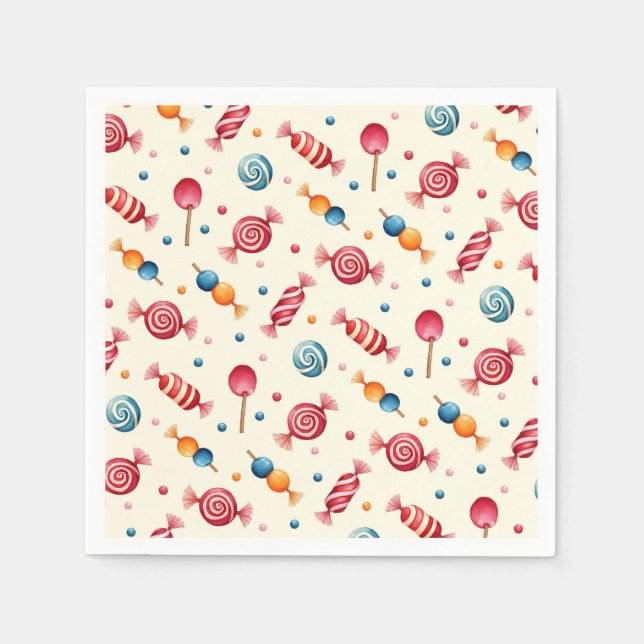 Serviette En Papier Candy Wonderland (Devant)