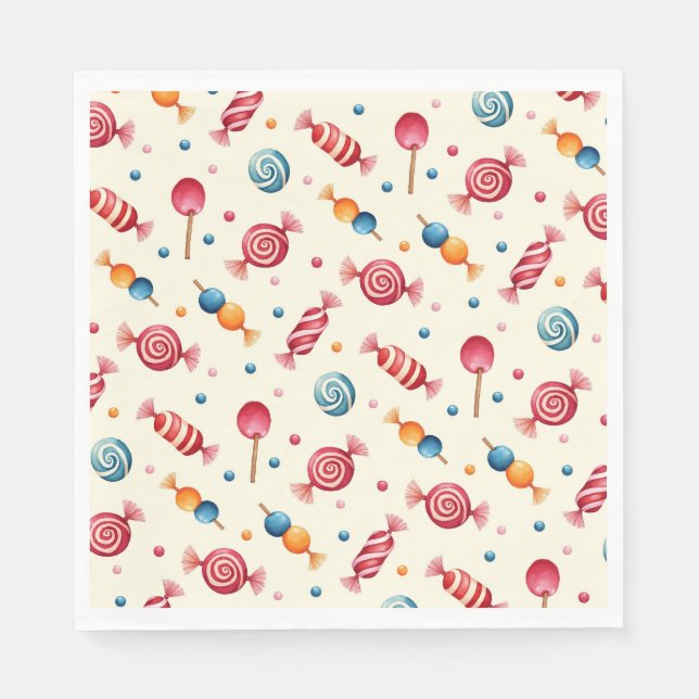Serviette En Papier Candy Wonderland (Devant)