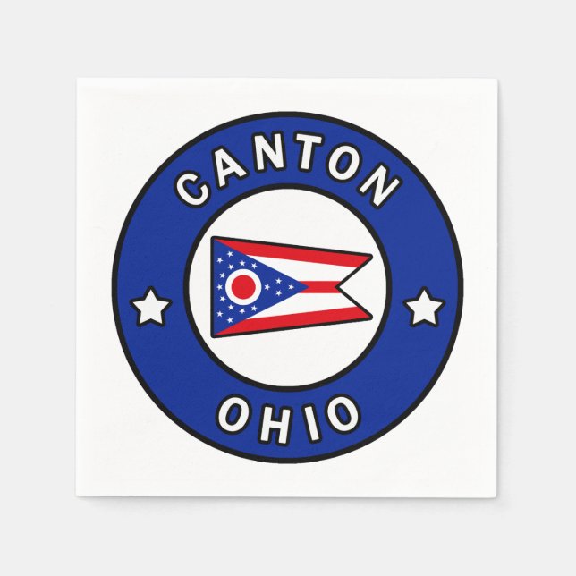 Serviette En Papier Canton Ohio (Devant)