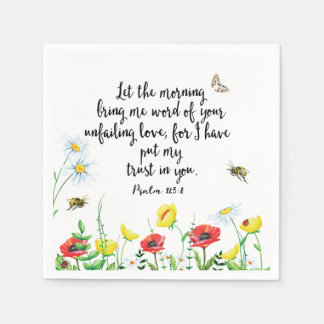 Serviette En Papier Car j'ai mis ma confiance en toi