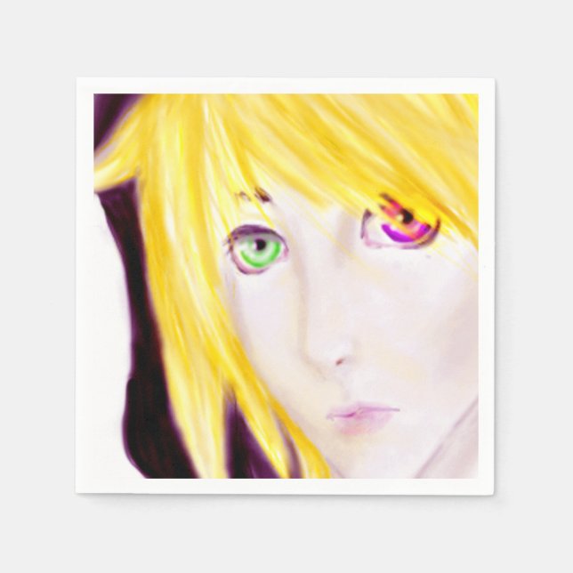 Serviette En Papier Caractère Golden Boy Manga (Devant)