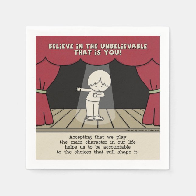 Serviette En Papier Caractère principal (Devant)