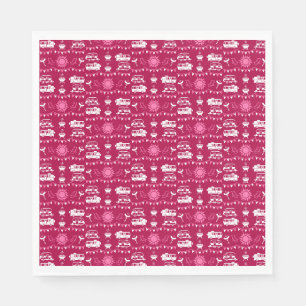 Serviette En Papier Caravan Camping Maison Décor