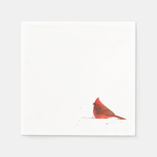 Serviette En Papier Cardinal d'hiver Napkin