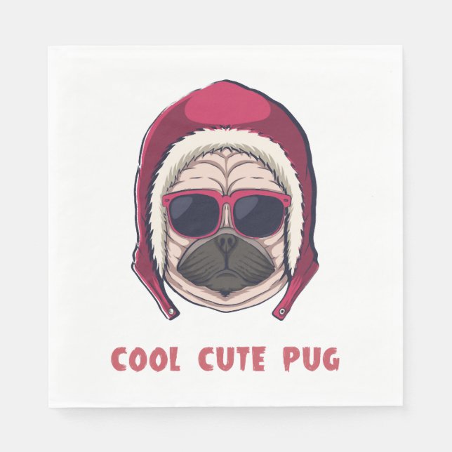 Serviette En Papier Carlin cool (Devant)