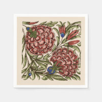 Carnation Carrelage Fleur Antique Art Rustique