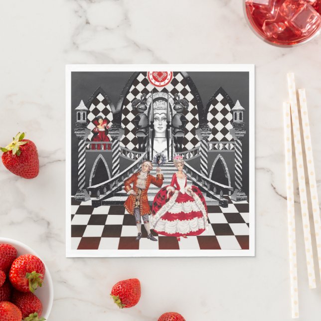 Serviette En Papier Carnaval dans un pays magique (En situation)