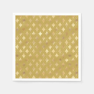 Serviette En Papier Carnaval d'or Arlequin Diamonds Papier