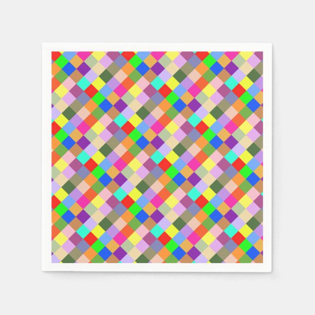 Serviette En Papier Carré carré (Devant)