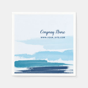 Serviette En Papier Carré de brosses d'eau