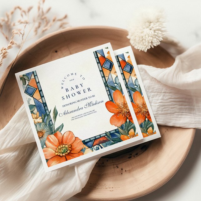 Serviette En Papier Carreaux méditerranéens Amalfi Capri (Créateur téléchargé)