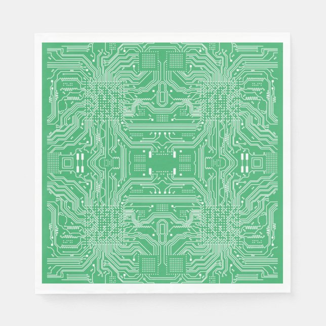 Serviette En Papier Carte de circuit (Devant)